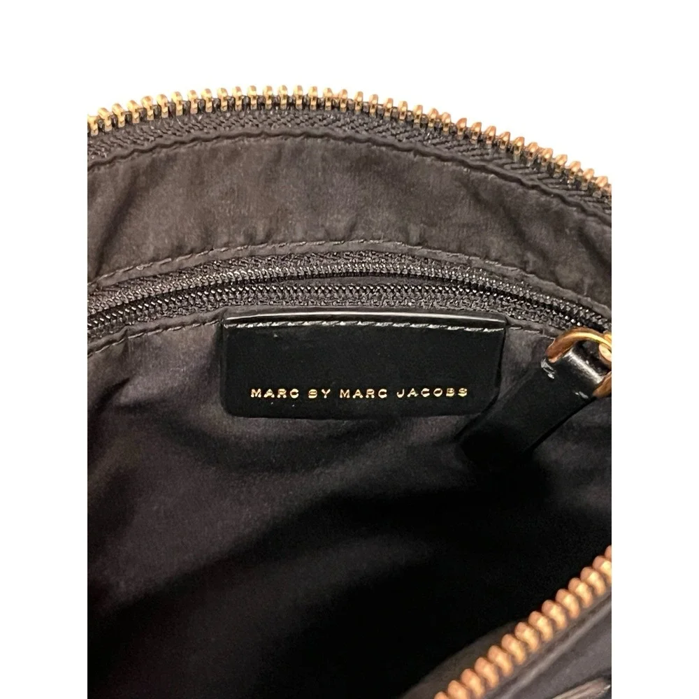 EUC Marc Jacobs Standard Supply Work Wear Black Nylon & PU Leather Crossbody Bag